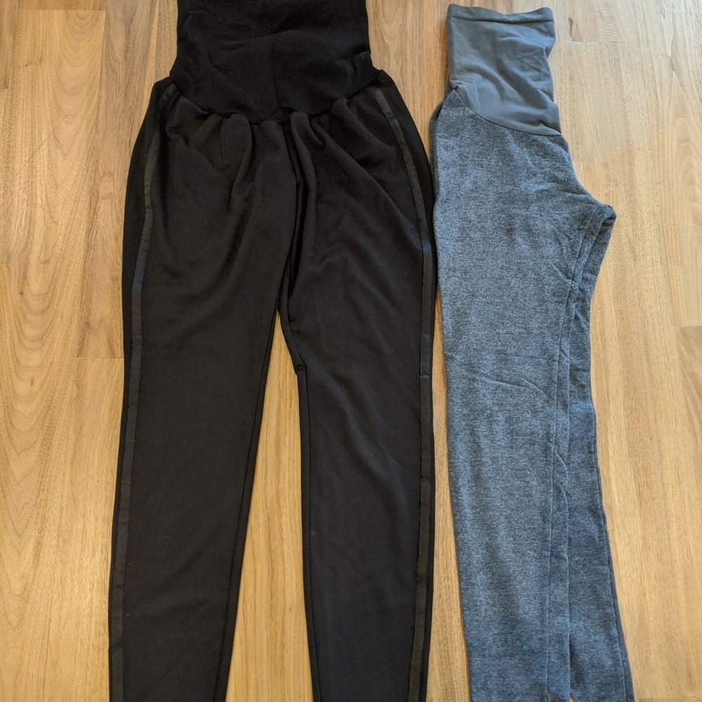 Maternity leggings - 2 pairs Large